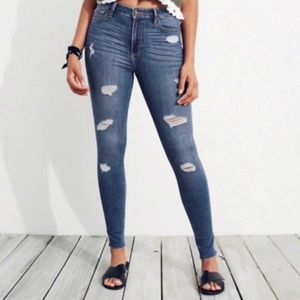 hollister ripped jeans
